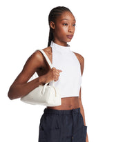 White Medium Le Teckel Padded Leather Bag | PDP | Antonia