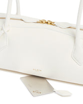 White Medium Le Teckel Padded Leather Bag | PDP | Antonia