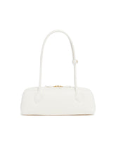 White Medium Le Teckel Padded Leather Bag | PDP | Antonia