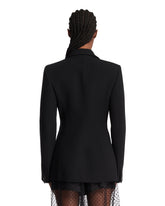 Blazer Sciancrato In Lana Nero | PDP | Antonia