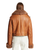 Brown Boxy Leather Jacket | PDP | Antonia
