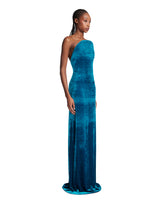 Blue Sculpture Dress | PDP | Antonia