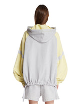 Felpa In Cotone Grigia E Gialla | PDP | Antonia