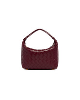 Burgundy Wallace Leather Shoulder Bag | PDP | Antonia