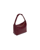 Burgundy Wallace Leather Shoulder Bag | PDP | Antonia