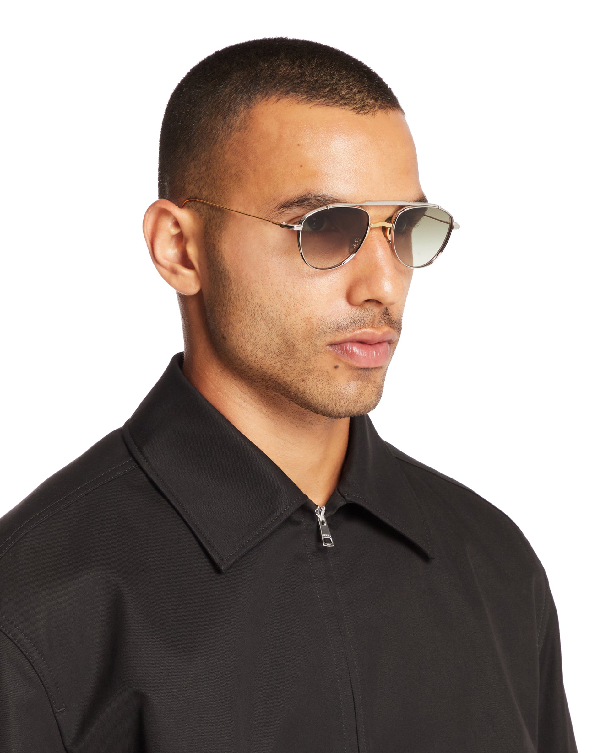 Gold and Silver Flynn Sunglasses | JACQUES MARIE MAGE - Antonia