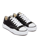 Black OG Sole Canvas Low-top Peterson Sneakers | PDP | Antonia