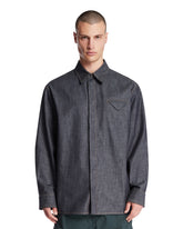 Rinsed Indigo Denim Shirt | PDP | Antonia