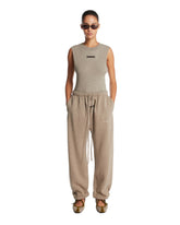 Pantaloni Con Coulisse Beige | PDP | Antonia