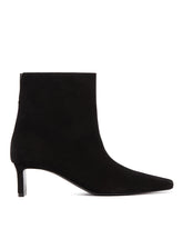 Black Suede Ankle Boots | PDP | Antonia