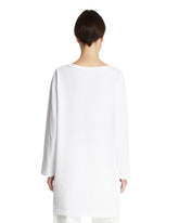 White Cotton Oversized T-Shirt | PDP | Antonia