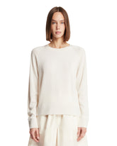 White Sunset Crewneck Sweater | PDP | Antonia