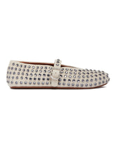 Ballerine Flat Con Strass Grigie | PDP | Antonia