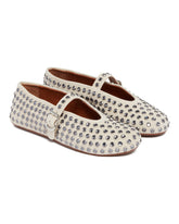 Ballerine Flat Con Strass Grigie | PDP | Antonia