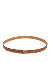 Brown Anagram Leather Belt - Women's accessories | PLP | Antonia