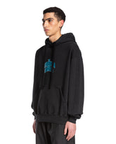 Black Cotton Hoodie | PDP | Antonia