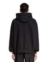 Black Cotton Hoodie | PDP | Antonia