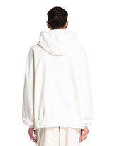 White Cotton Hoodie | PDP | Antonia