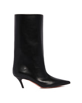 Black Fiona Leather Boots | AMINA MUADDI | All | Antonia