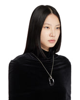 Black Onyx Shima Pendant Necklace | PDP | Antonia