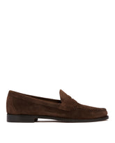 Brown Suede Loafers | PDP | Antonia