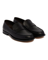 Black Novus Leather Loafers | PDP | Antonia