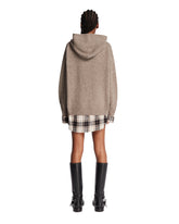 Beige Layered Sweatshirt | PDP | Antonia