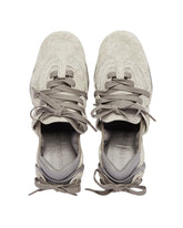 Gray Leather Lace-Up Shoes | PDP | Antonia