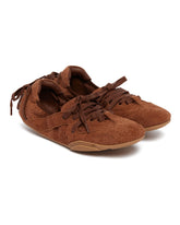 Brown Lace-Up Shoes | PDP | Antonia