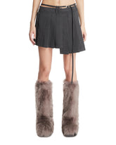 Gray Pleated Skirt | PDP | Antonia