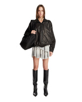 Gray Ruffled Skirt | PDP | Antonia