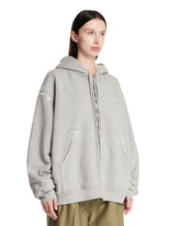 Gray Cotton Hoodie | PDP | Antonia