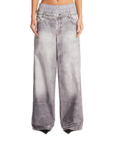 Gray Trompe L'Oeil Pants | PDP | Antonia