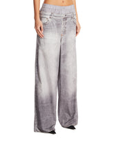 Gray Trompe L'Oeil Pants | PDP | Antonia