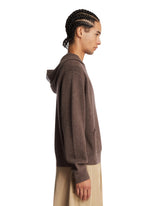 Brown Cashmere Hoodie | PDP | Antonia