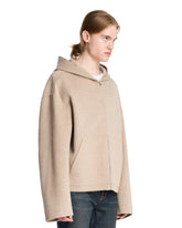 Beige Hooded Jacket | PDP | Antonia