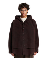 Purple Layered Hooded Jacket | PDP | Antonia