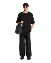 Pantaloni In Misto Lana Neri | PDP | Antonia