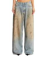 Blue Vintage Effect Jeans | PDP | Antonia