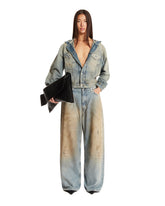 Blue Denim Hoodie Jacket | PDP | Antonia