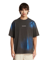 Gray Logo T-Shirt with Iridescent Details | PDP | Antonia