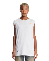 Gray Logo-Embossed Top | PDP | Antonia