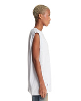 Gray Logo-Embossed Top | PDP | Antonia