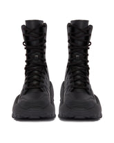 Adidas Originals x Willy Chavarria Black Forum Boot Mid Sneakers | PDP | Antonia