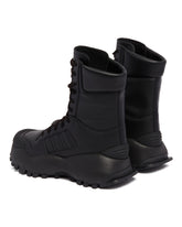 Adidas Originals x Willy Chavarria Black Forum Boot Mid Sneakers | PDP | Antonia