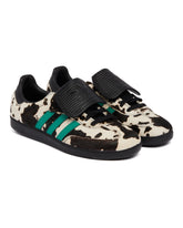 White and Black Samba LT Sneakers | PDP | Antonia