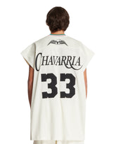 Adidas Originals x Willy Chavarria White Basketball T-Shirt | PDP | Antonia