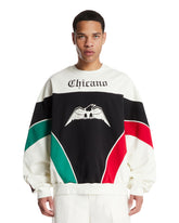 Adidas Originals x Willy Chavarria White Chavarria Chicano Sweatshirt | PDP | Antonia