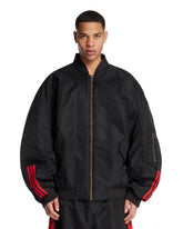 Adidas Originals x Willy Chavarria Black Relaxed Bomber | PDP | Antonia