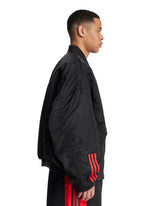Adidas Originals x Willy Chavarria Black Relaxed Bomber | PDP | Antonia